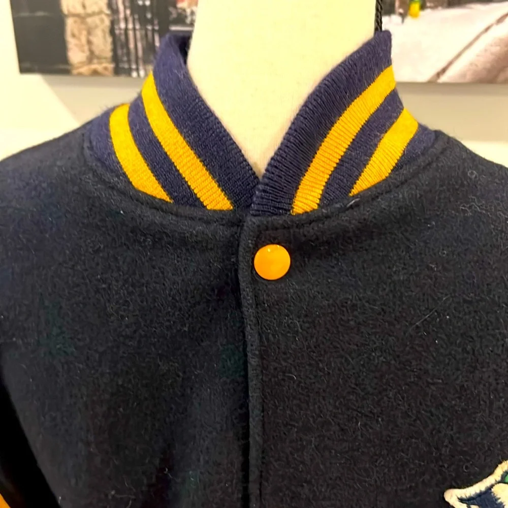 Vintage Notre Dame Holloway Varsity Jacket - Picture 2 of 11